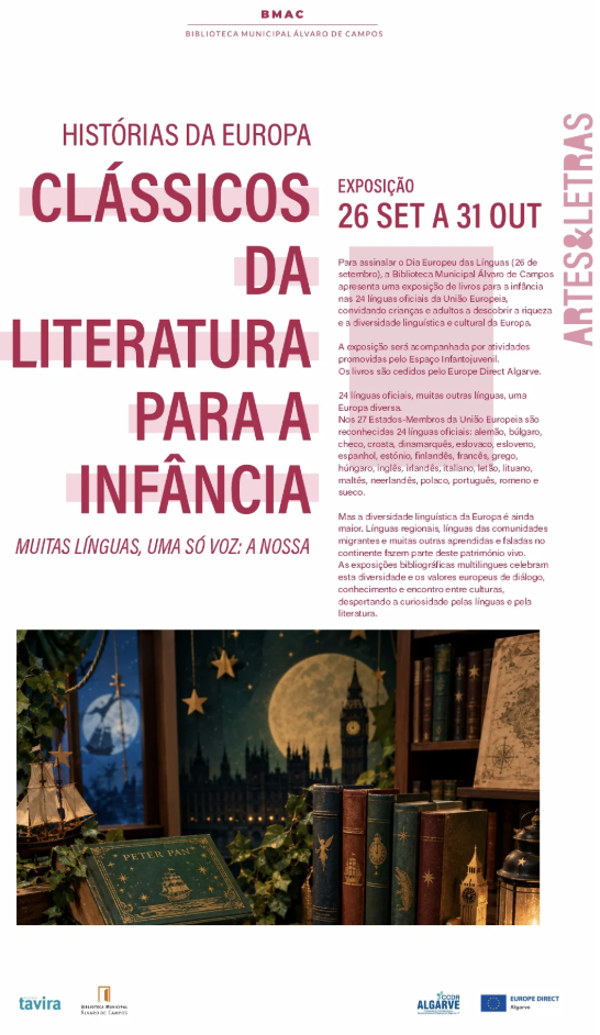 Exposição Bibliográfica Multilingue Histórias da Europa –clássicos da literatura para a infância — event image